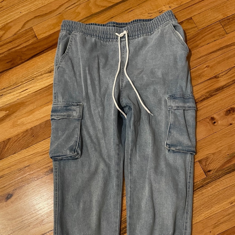 Wild fable denim cargo joggers, never worn!
